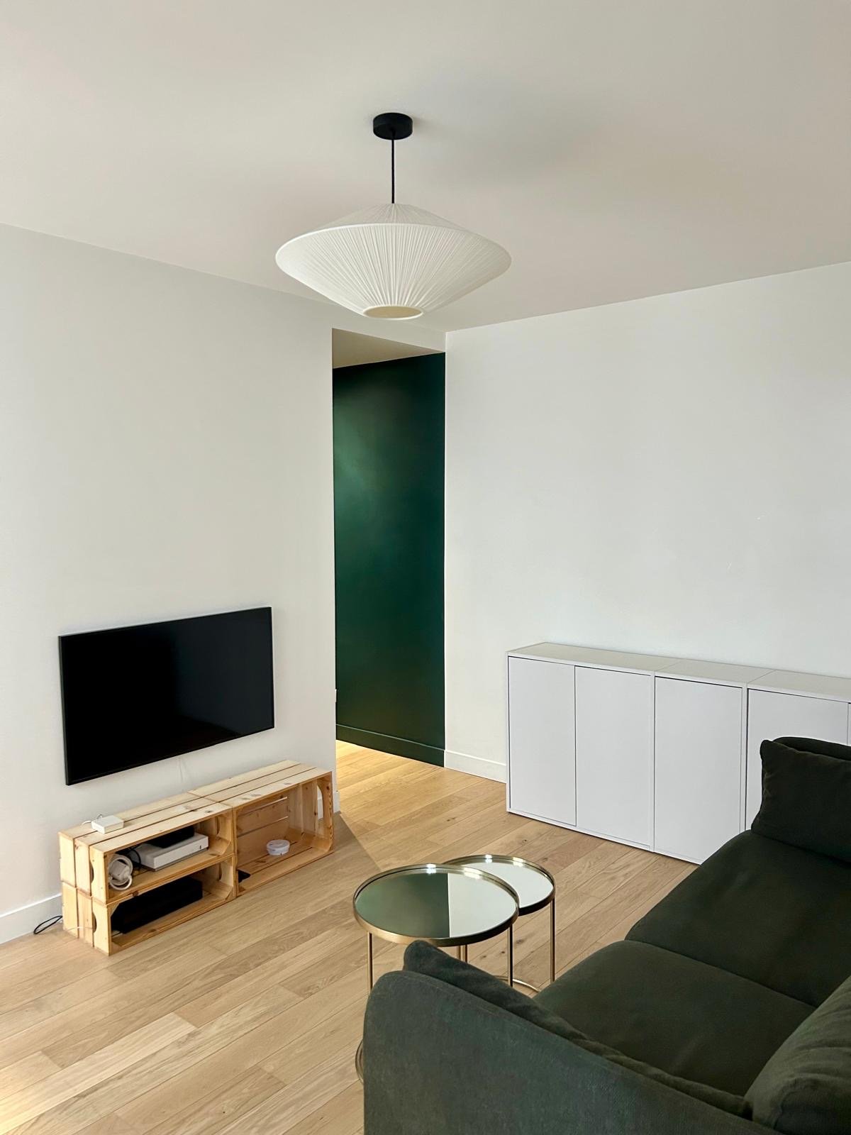 Réalisation Île-de-France — salon contemporain